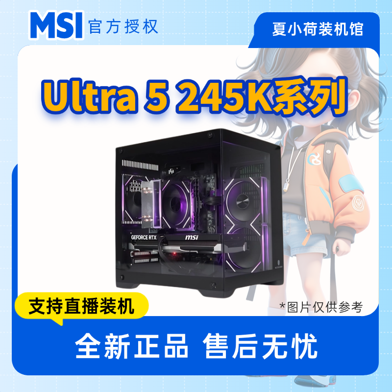 夏小荷/Ultra 5 245K 无显卡配置 组装电脑/电脑主机/台式主机