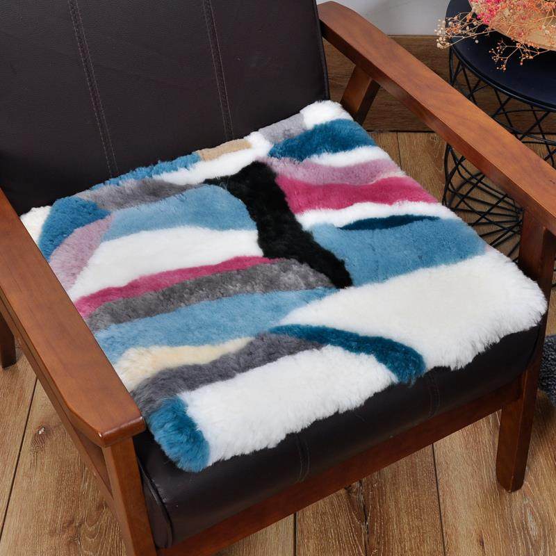 羊毛椅垫坐垫茶椅垫木椅餐椅垫沙发座垫加厚纯羊毛皮毛一体,居家布艺,椅垫,淘宝优惠券,粉丝福利购,淘宝优惠卷