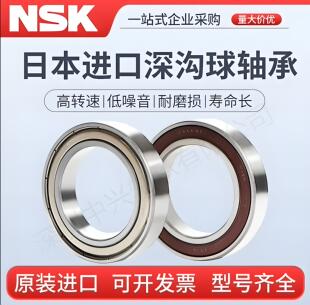 6928 铁盖 DDU 6902 日本原装 胶盖 进口NSK深沟球轴承6900