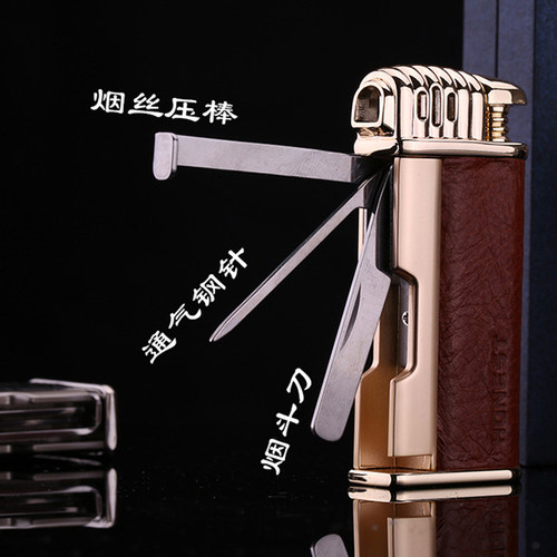 点烟斗打火机老烟斗工具百诚明火