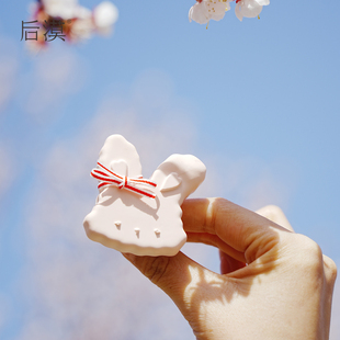 Homoo可爱小兔汽车内饰空调装 饰香薰扩香石清新淡香七夕节日礼物