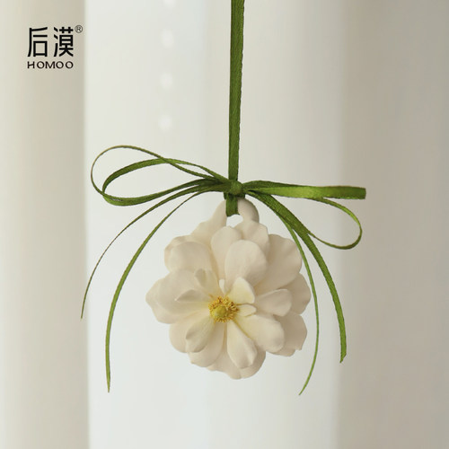 挂件装饰车载香氛后漠花朵清新