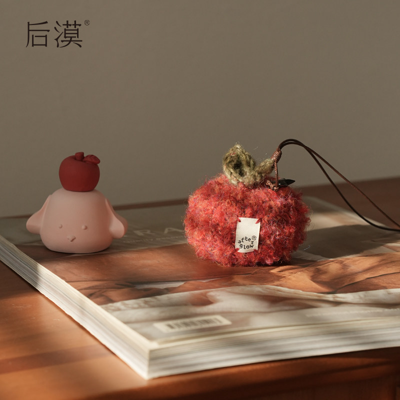 Homoo原创设计平安果苹果汽车车载香薰装饰品情人节生日新年礼物