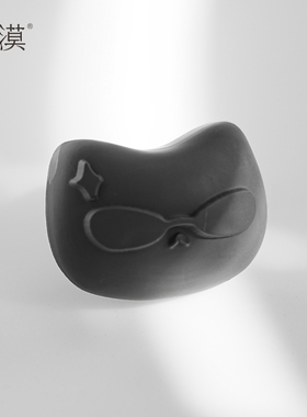 Homoo酷酷的车载出风口墨镜猫汽车空调装饰扩香石中性款生日礼物