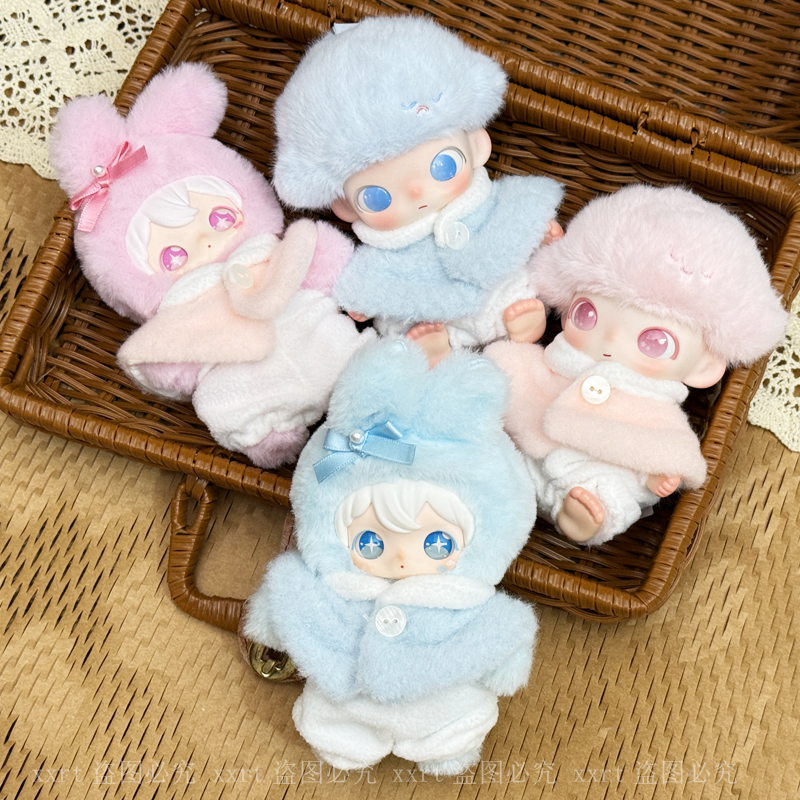 可爱冬季小斗篷兔闪闪换装