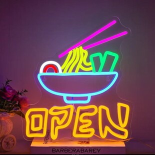 亚马逊爆款 饰氛围灯 霓虹灯OPEN发光字LED酒吧造型霓虹灯LED装