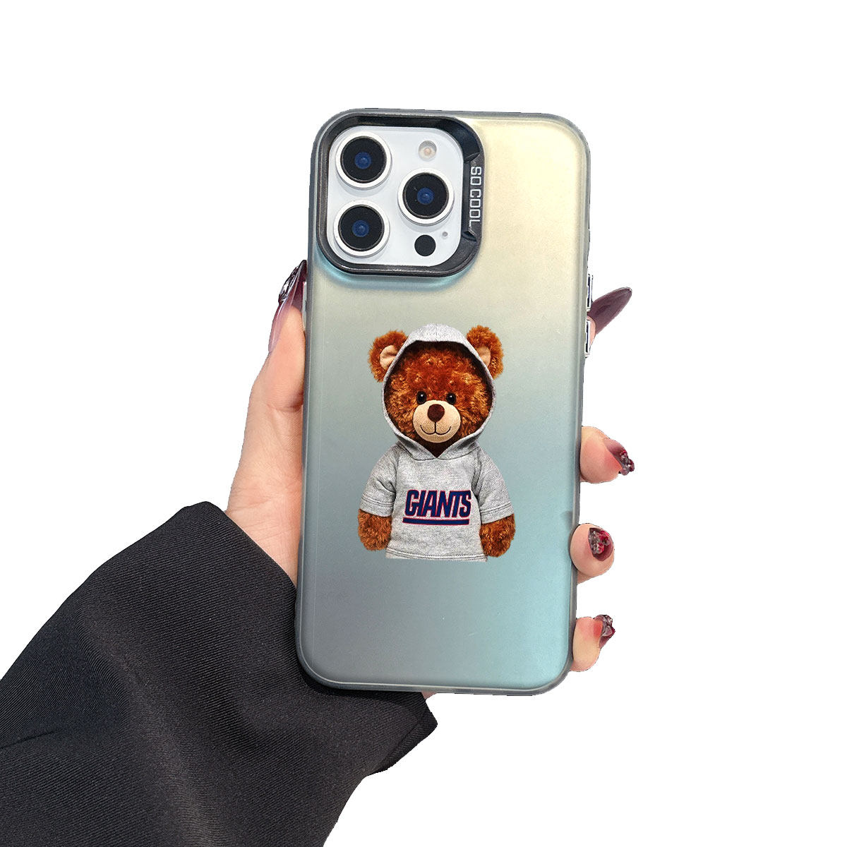 毛绒熊T恤 适用于iPhone17全包16pro手机壳苹果15promax软华为保护套小米oppo reno红米k50 vivo iqoo荥耀100