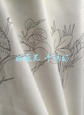 秭薇苑手工刺绣图谱免画图绣布水消带图绣片绣布刺绣配色事典图谱