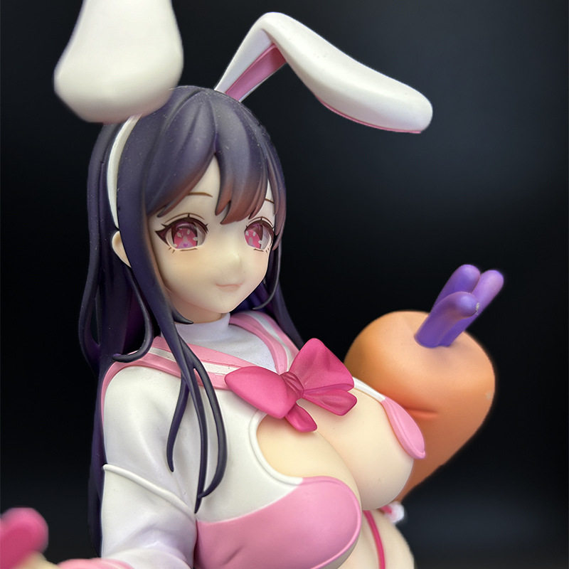 动漫手办软体二次元美少女jk兔女郎卯之樱爱意注入摆件玩具