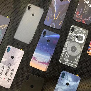 适用于红米note7塑料后盖 Redmi note7pro电池盖手机外壳后屏替换