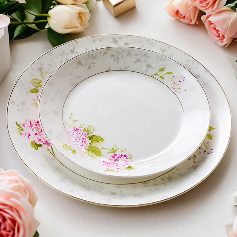 隆达骨瓷折扣买2发3家用菜盘