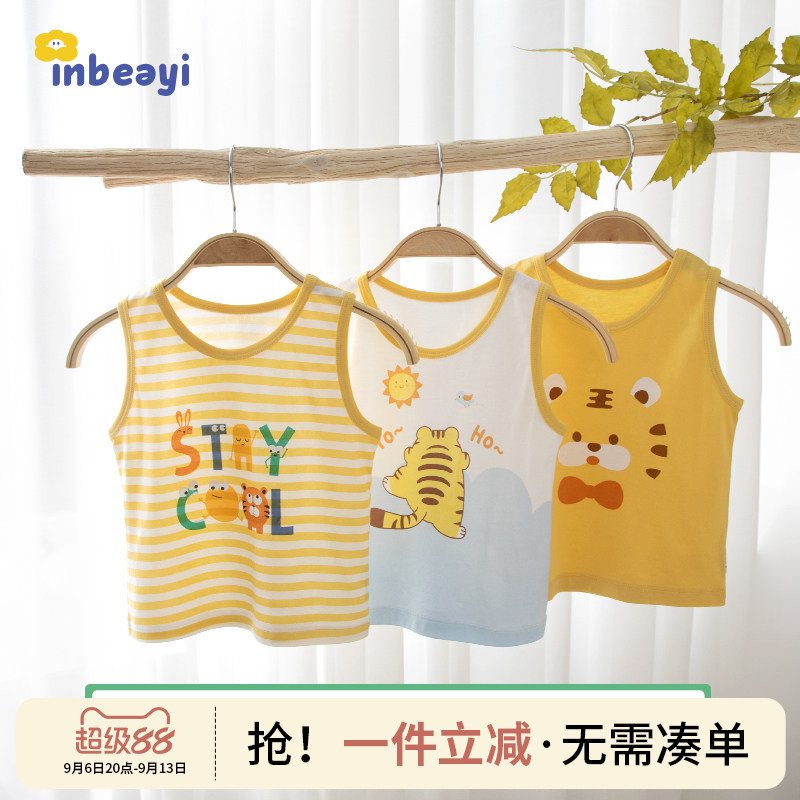 儿童背心婴蓓依夏款无袖图片
