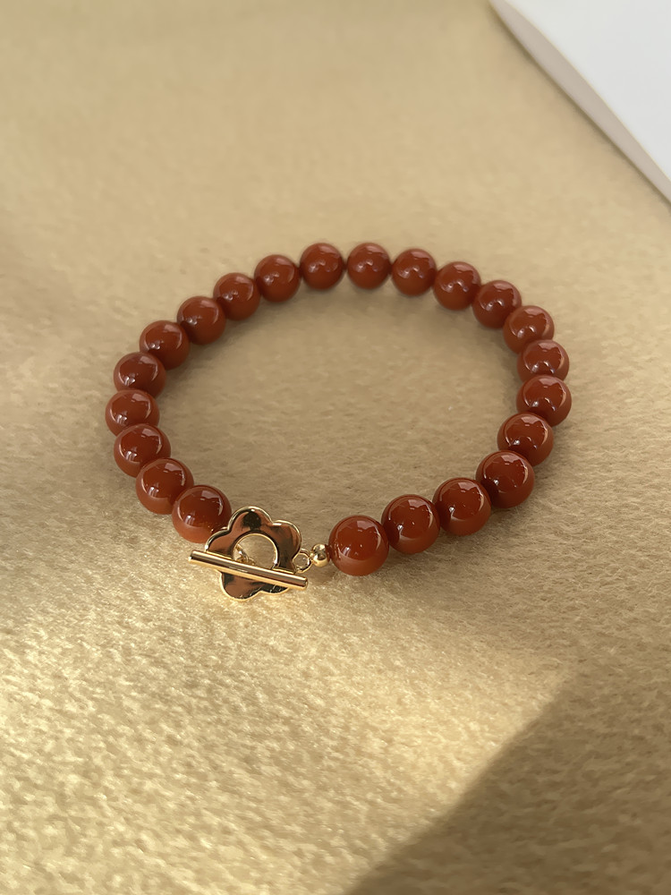 女南红小众个性巨显白手串新年