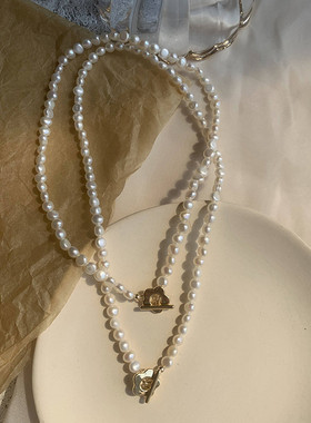 瑕疵处理回馈天然珍珠项链