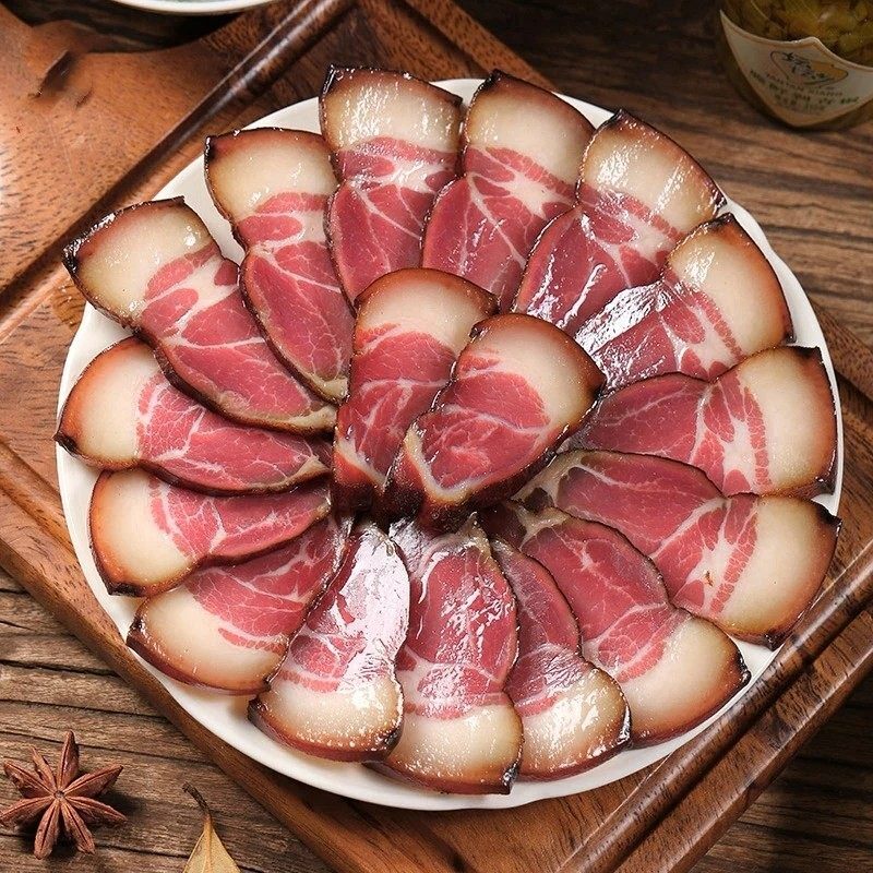 腊皇叔湖北恩施烟熏前腿腊肉柴火自制腊味四川湖南特产干货熏咸肉