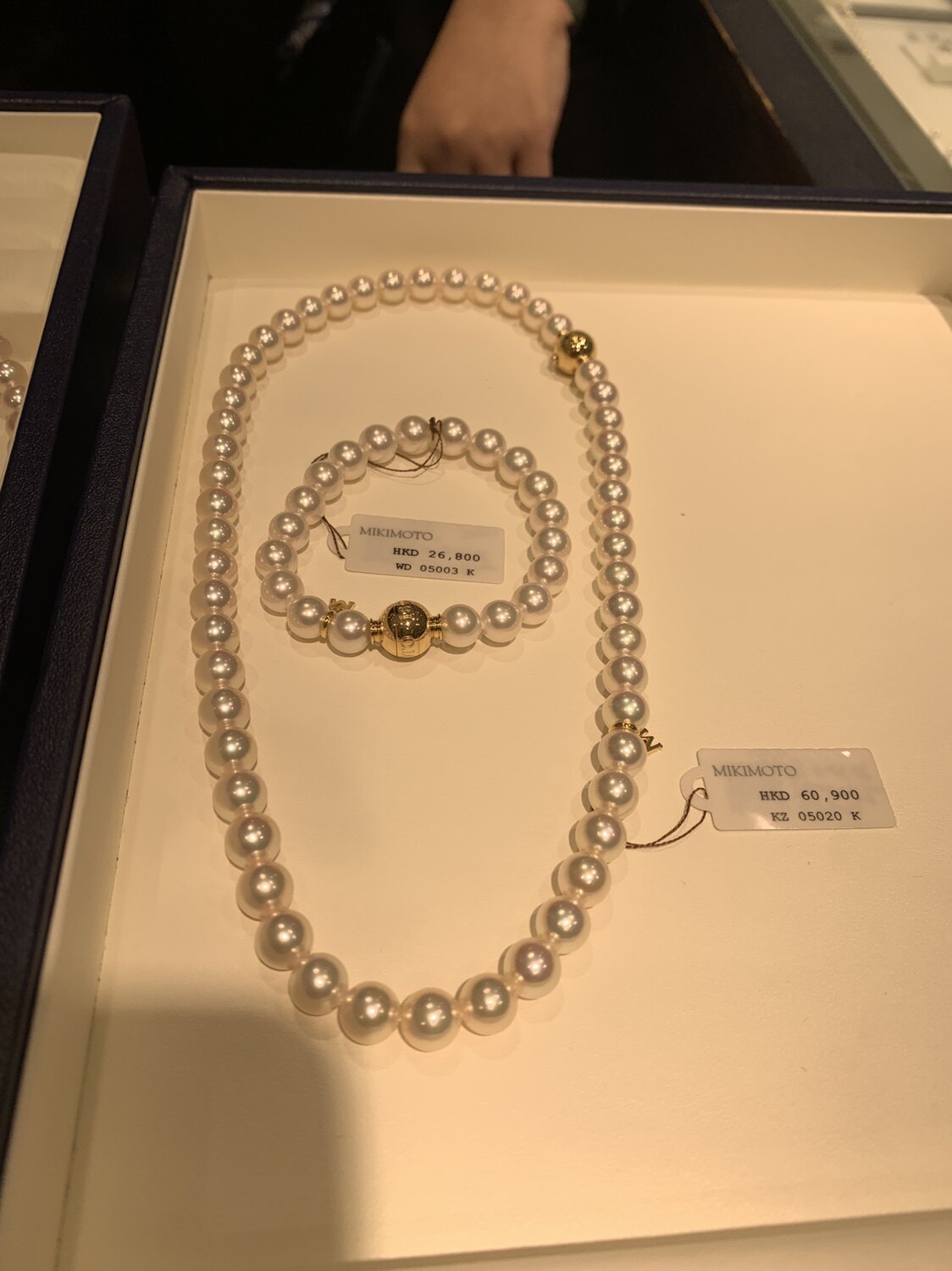 香港Mikimoto 新款小金球珍珠项链手链代购不退换可变化，有趣