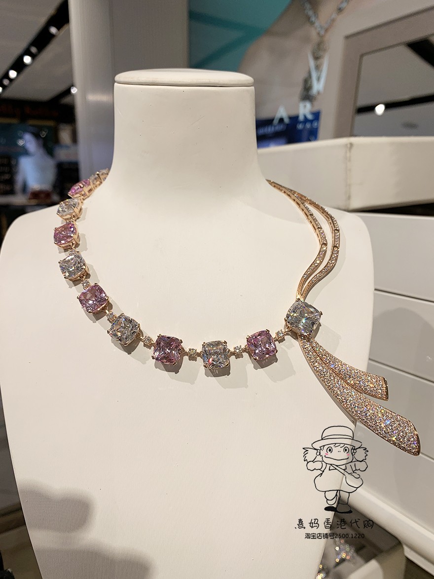 香港西班牙皇室珠宝arte艾尔蒂大颗人造宝石女生项链