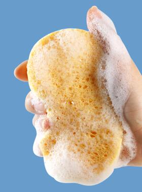 清仓意奇高清洁木浆绵洗浴成人儿童洗澡沐浴棉冲浪防晒泥卸妆海绵