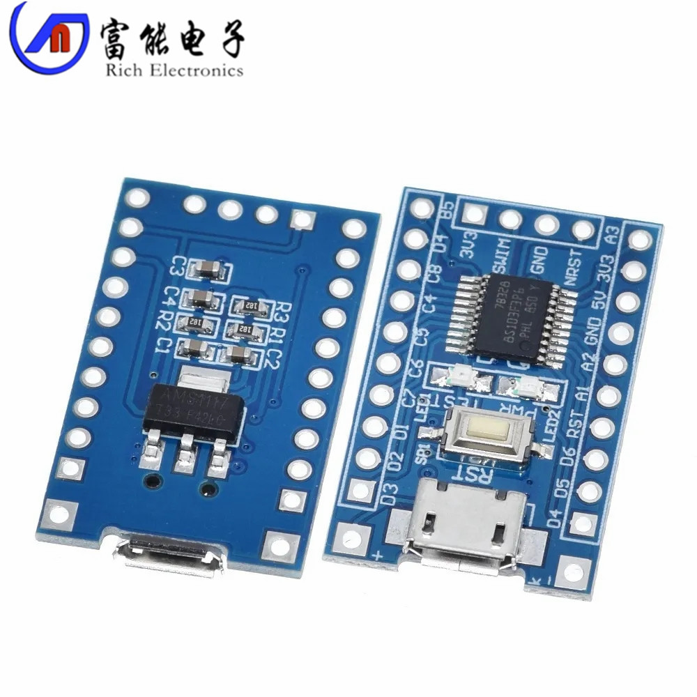 STM8S103F3P6单片机开发板