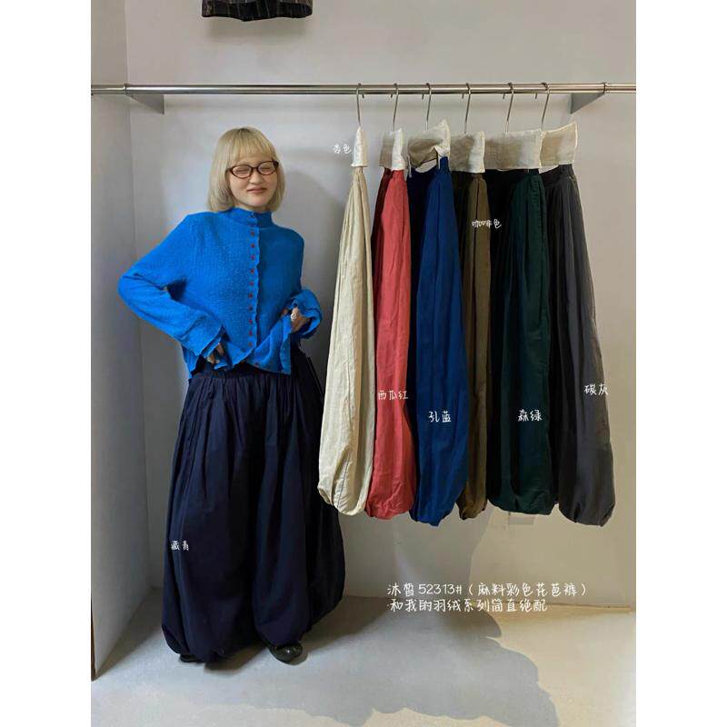 沐皙52313冬季韩版宽松慵懒花苞