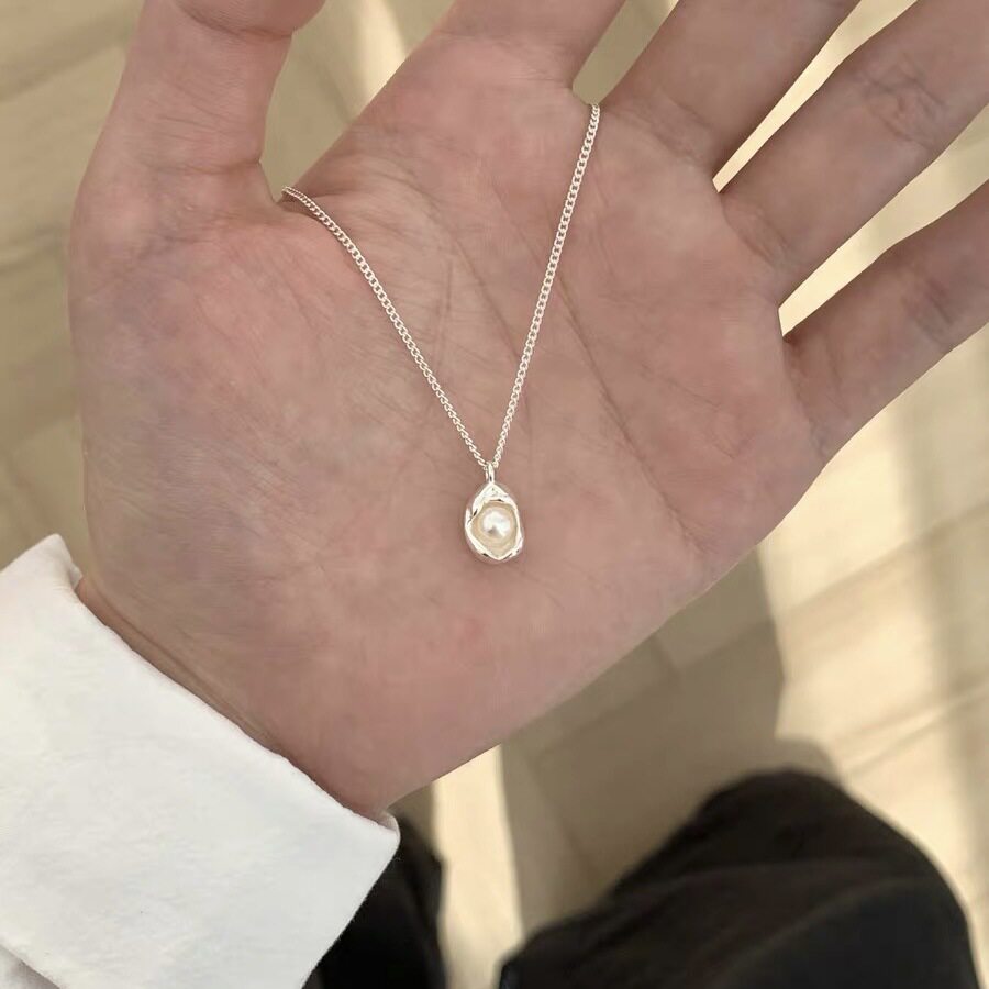 甜美豆荚吊坠项链女简约气质温柔锁骨链ins小众设计百搭创意颈链