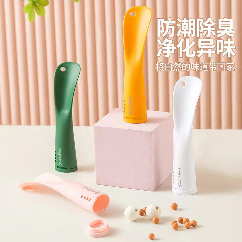 跨境亚马逊塑料鞋拔批发可挂式提鞋器鞋趴子穿鞋辅助器鞋子除臭盒