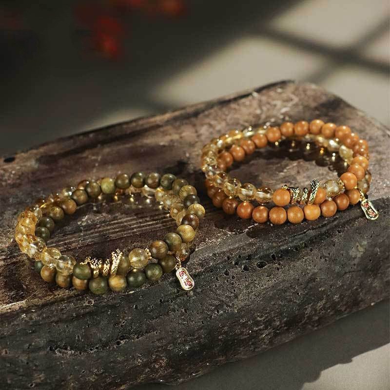 黄塔水晶绿檀木双圈福蛇手链男女文艺复古民族风紫檀木手串批发,饰品/流行首饰/时尚饰品新,链条,淘宝优惠券,粉丝福利购,淘宝优惠卷
