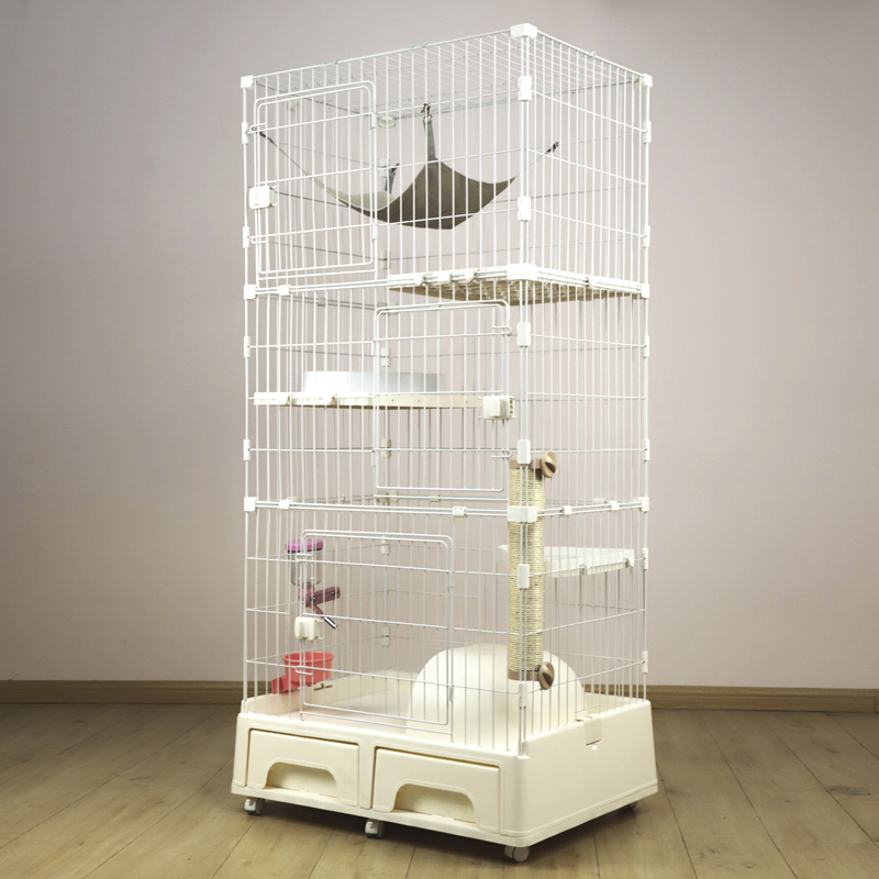 创逸猫笼自带猫砂盆升级版