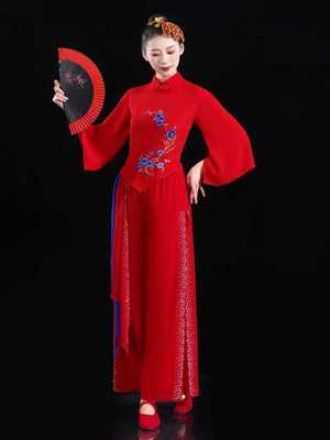芬斐鹊2024新款秧歌服艺考广场舞