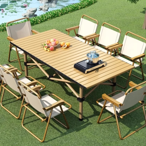 户外折叠桌便携式餐桌露营桌椅野营蛋卷桌长方形夜市摆摊专用桌子