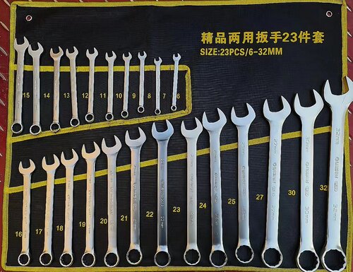 梅开两用扳手呆梅花开口全套工具盒套装6-32整套叉口眼睛20232526