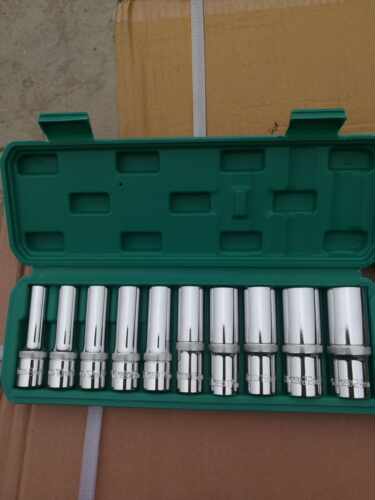 大飞加长六角套筒头套装8-24白色8cm棘轮扳手工具1/2寸12.5汽修机
