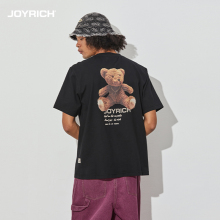 JOYRICH美式复古富乐熊公仔PHOTO TEE 短袖T恤24春夏新款男女同款