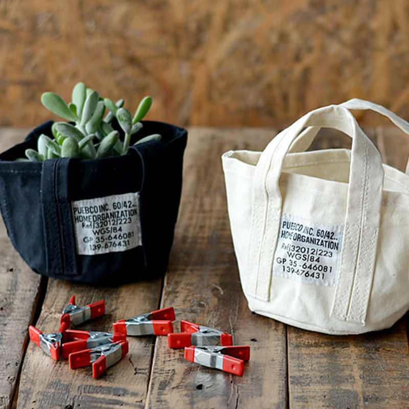 帆布手提包puebco迷你桌面收纳