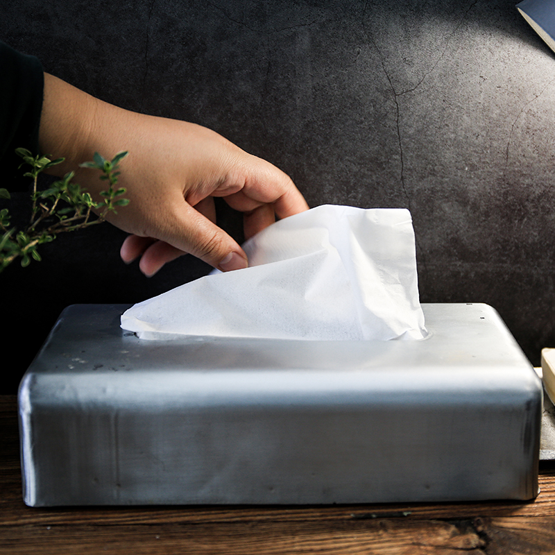 日本puebco复古工业风纸巾盒进口