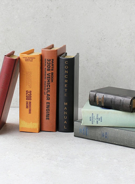 日本PUEBCO仿真书型收纳盒复古装饰创意书本造型收纳盒