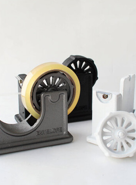 日本PUEBCO铁艺胶带座办公文具胶带切割器办公用品金属撕断器