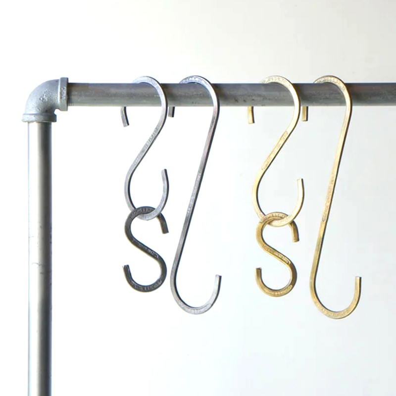 日本PUEBCO黄铜挂钩挂衣钩创意