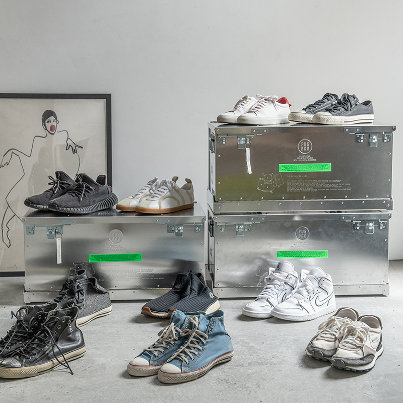 日本PUEBCO收纳铝制金属折叠箱