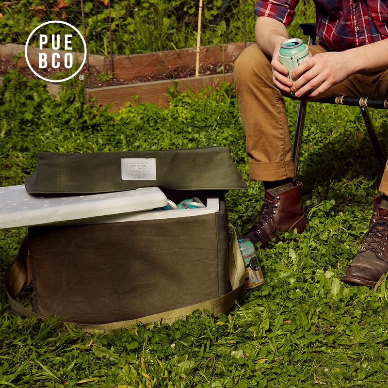 日本puebco回收布保温提箱复古个性简约户外野营便携实用多场景