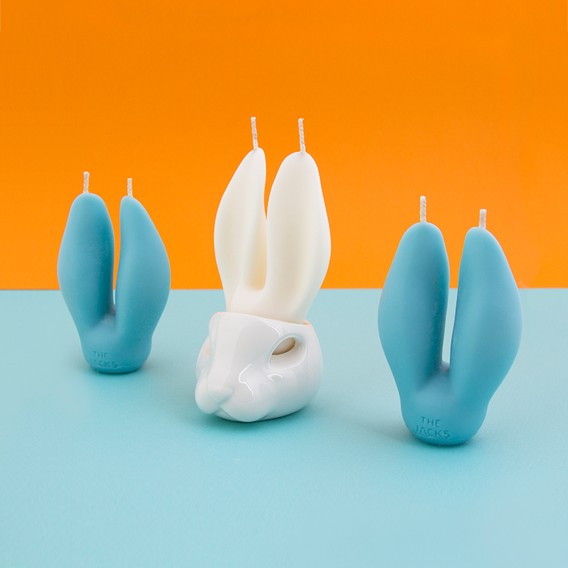 清仓 韩国天然豆蜡香薰蜡烛室内彩色烛台创意摆件园艺花盆家用