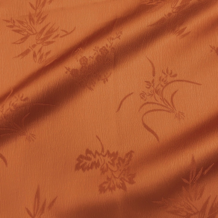 仿醋酸暗纹提花布国风