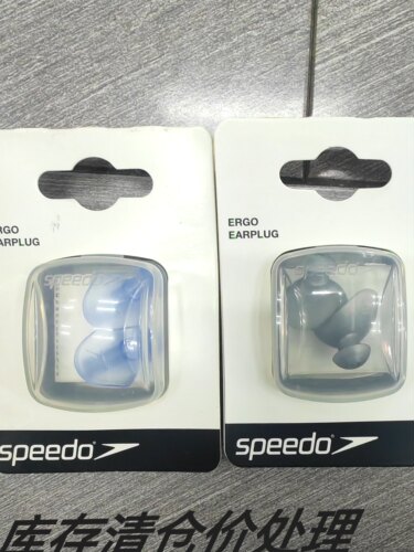 Speedo速比涛硅胶耳塞鼻夹游泳配件专业防水舒适透音库存产品均码