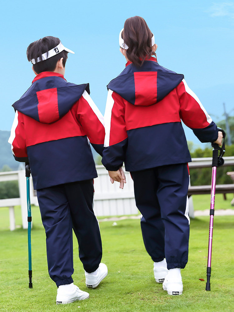 KINDERGARTEN UNIFORMS CLASS UNIFORMS WINTER CHILDRENS SCHOOL UNIFORMS PRIMARY SCHOOL STUDENTS FLEECE LINER THREE-IN-ONE THICKENED JACKET SET