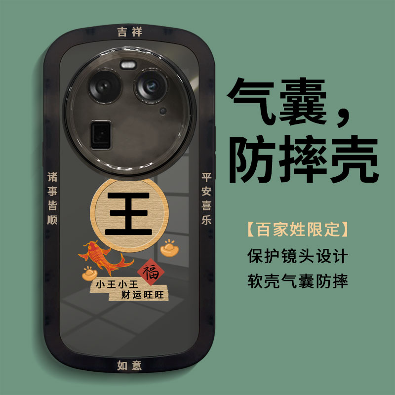 适用百家姓oppofindx系列手机壳
