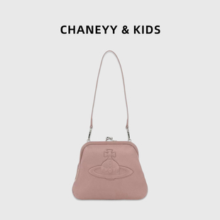 CHANEYY KIDS晚宴包真皮太后土星女链条腋下包高级感单肩包斜挎包
