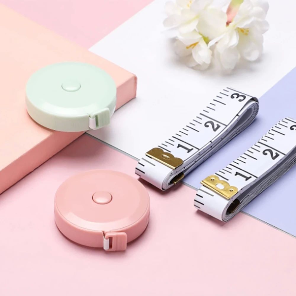 3 PC Soft Tape Measure Double Scale Body Sewing Flexible Mea