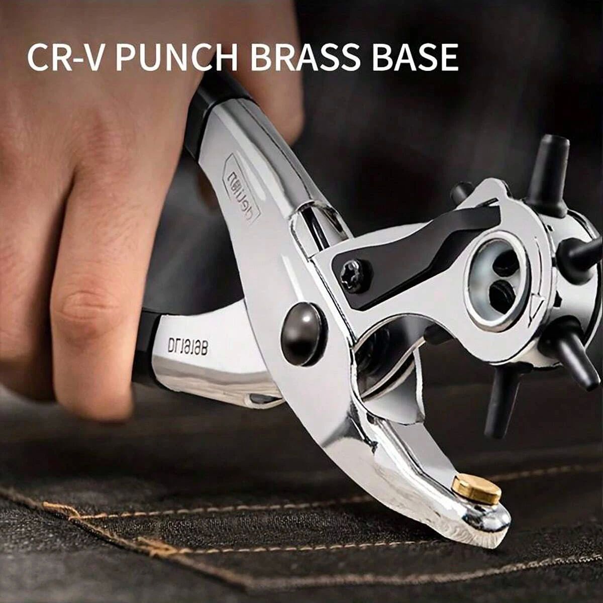 1pc-Belt Punch Pliers Leather Belt Hole Eyelet Puncher Revol