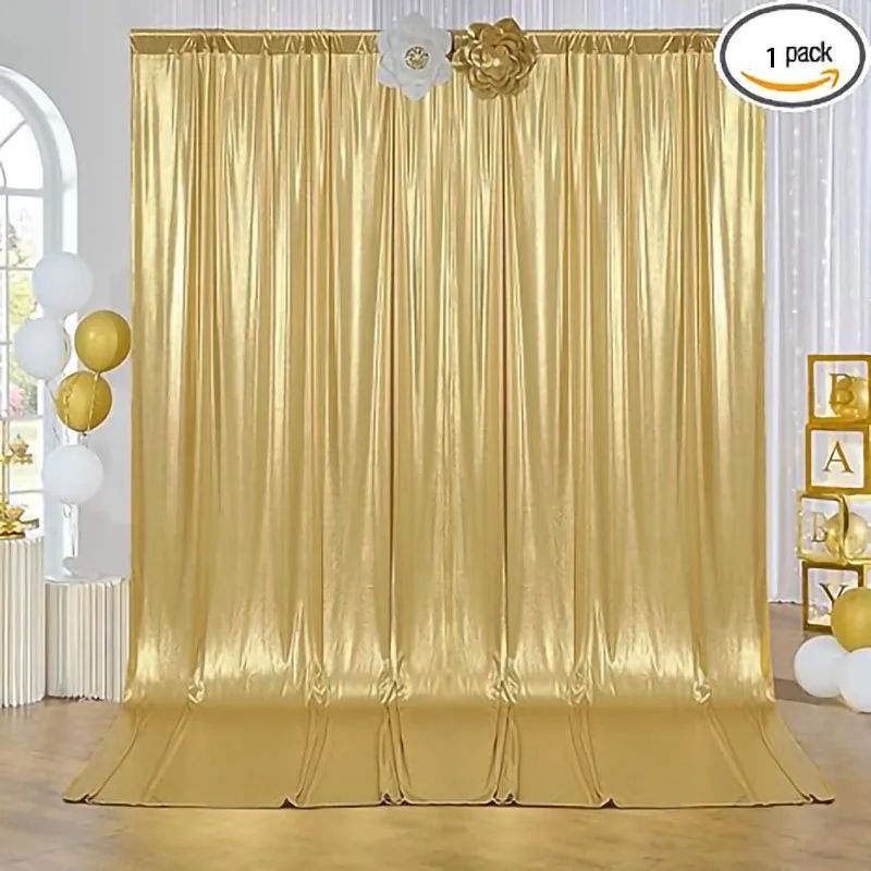 5x10ft Laser Backdrop Curta For Glitter Wedding Photo Back D