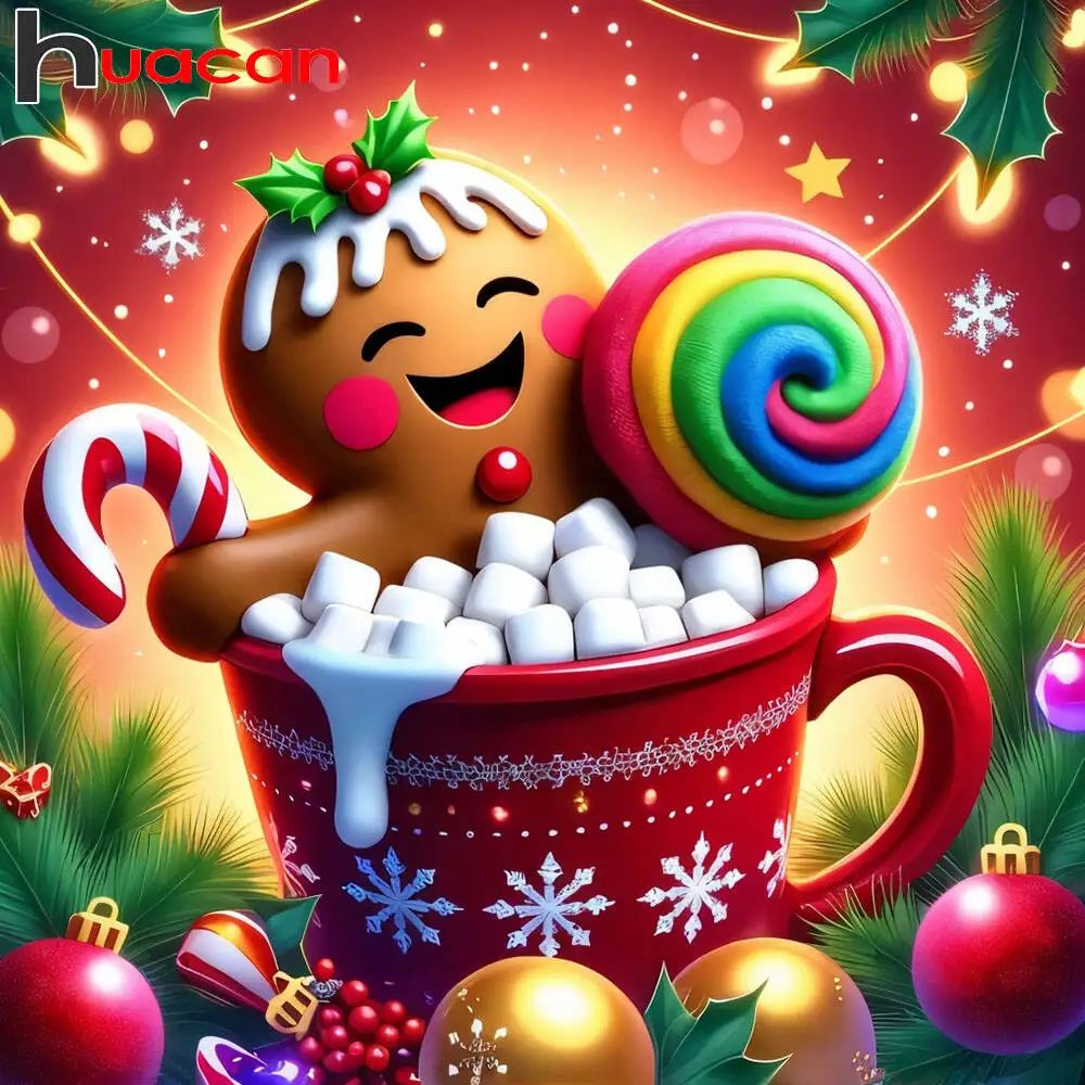 Christmas Coffee Cup Diamond Painting New Arrivals 2025 Diam